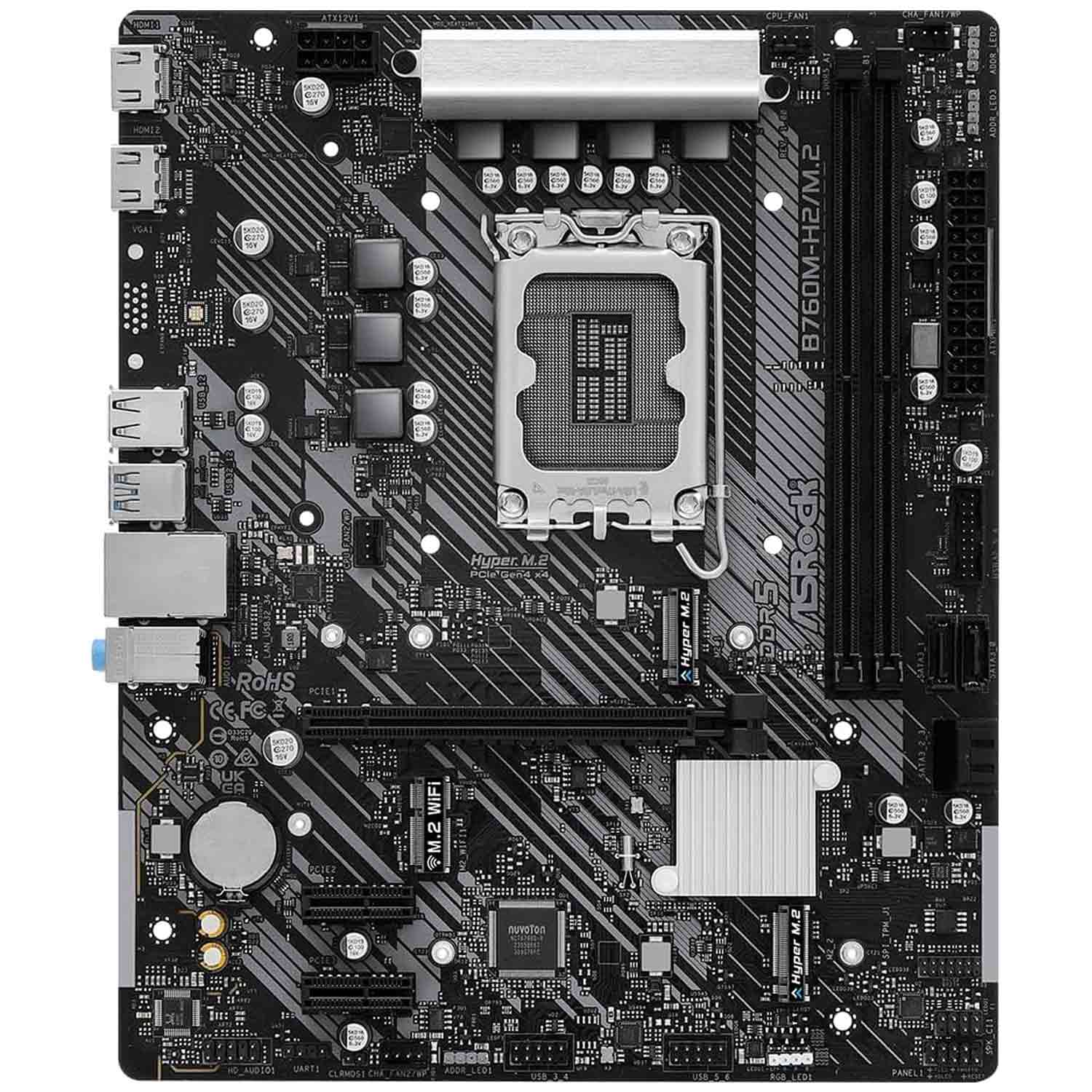 ASRock B760M-H2/M.2 LGA1700 Micro-ATX Mainboard
