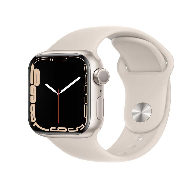 Apple Watch Series 7 GPS 41mm Alu polarsternfarbenes Armband Polarstern (2.Wahl)