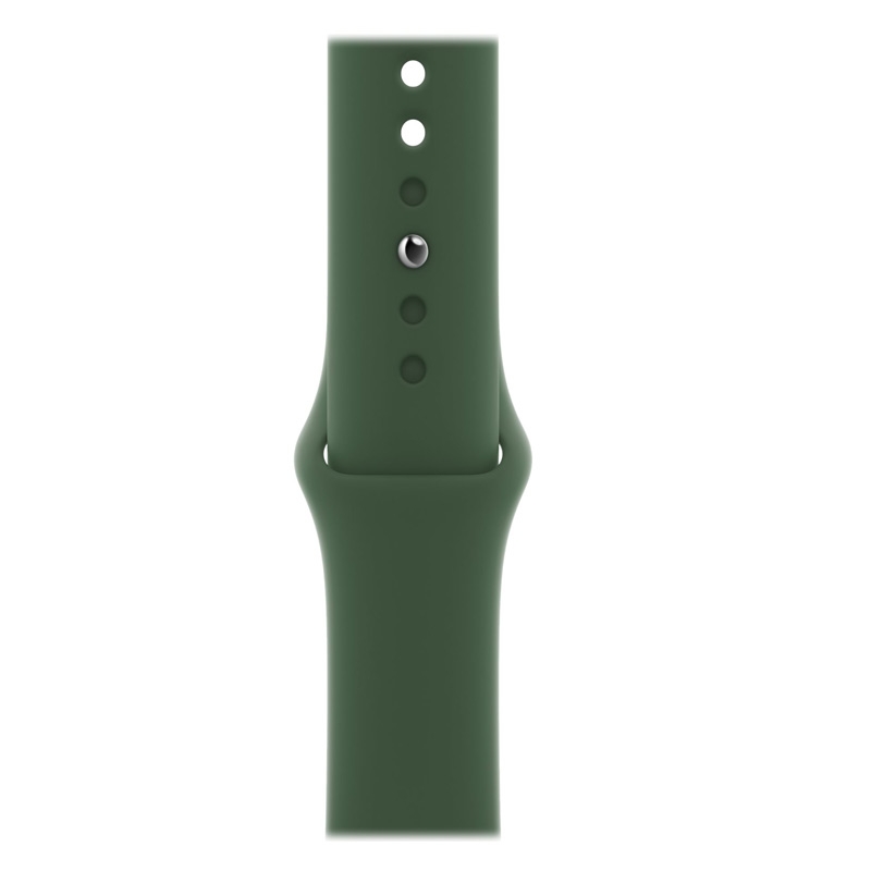 Apple Watch Series 7 GPS 41mm Alu kleefarbenes Armband Grün