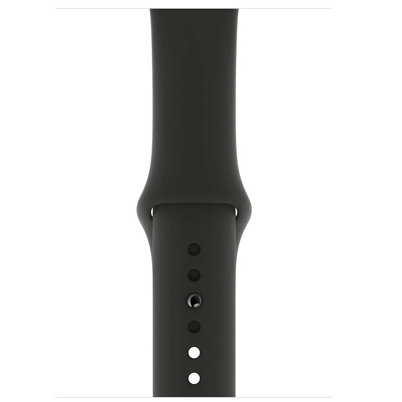 Apple Watch Series 4 GPS + LTE 40mm Edelstahl schwarz Sportarmband schwarz