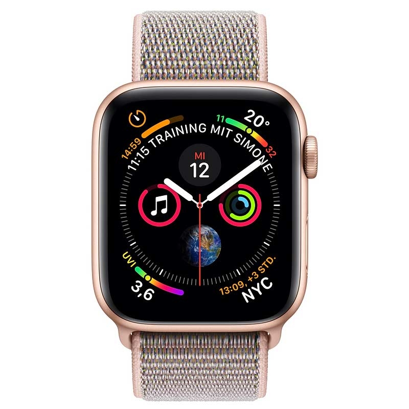 Apple Watch Series 4 GPS 40mm gold Armband sandrosa