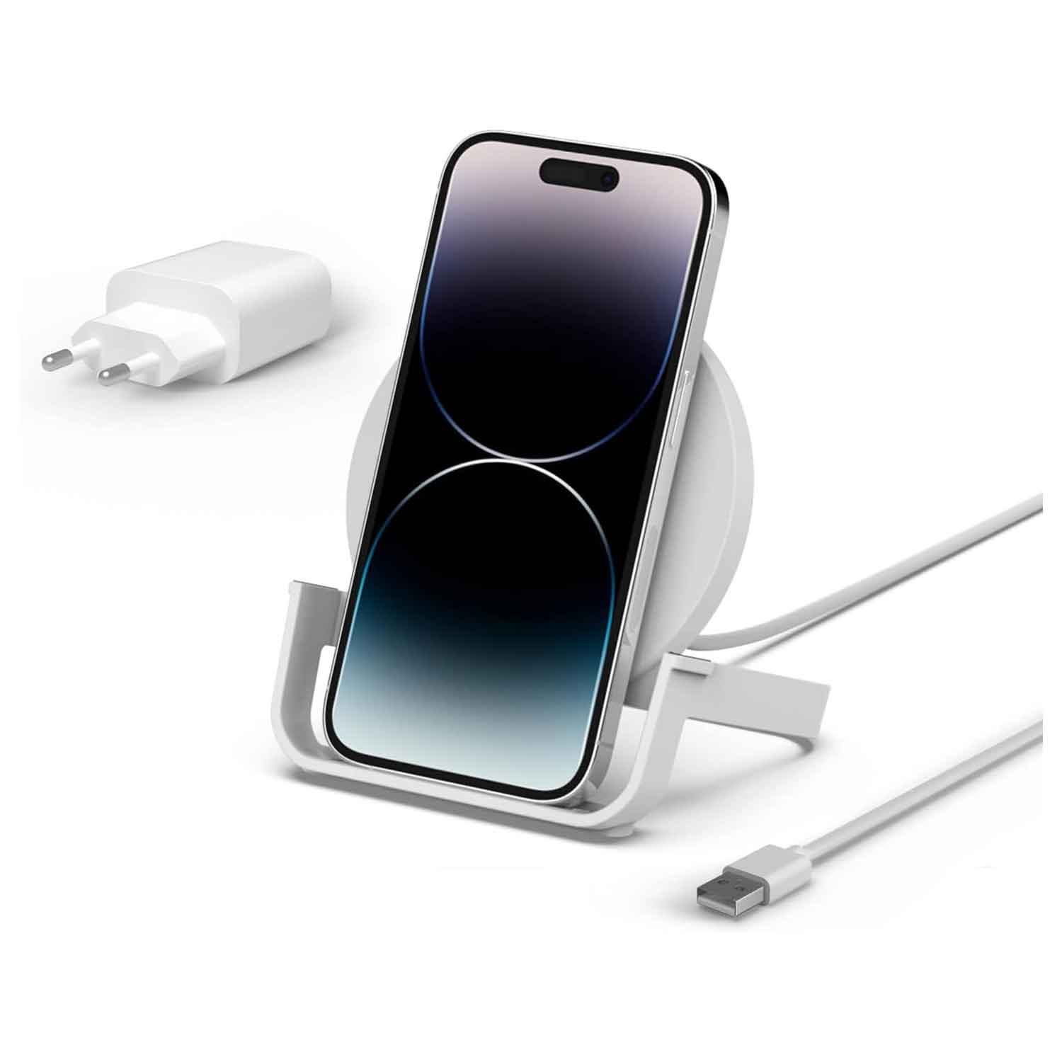 Belkin drahtloser BoostCharge Ladeständer 10W weiß