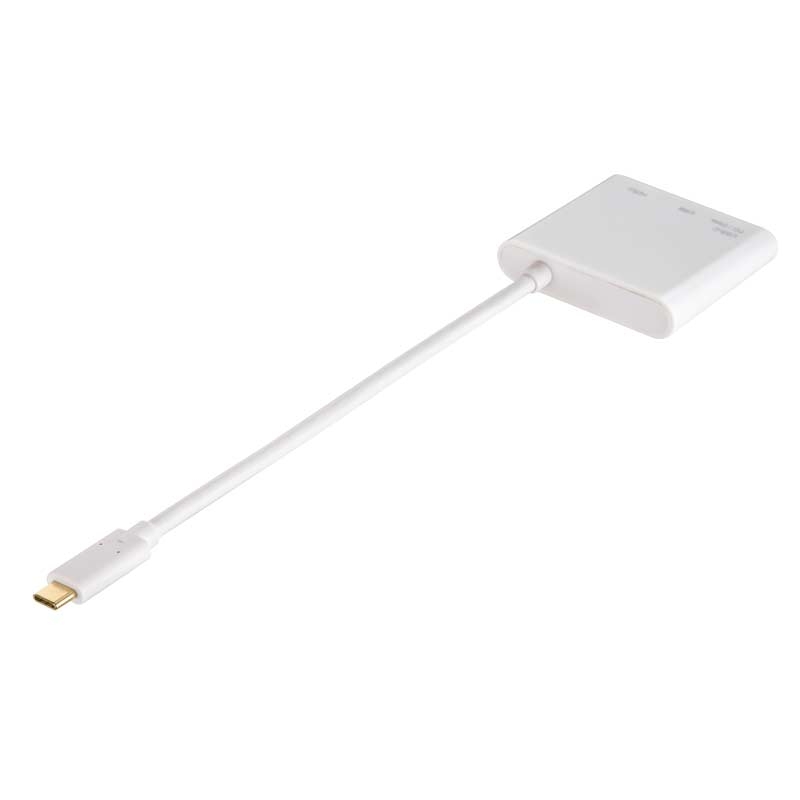 Hama 3in1-USB-C-Multiport-Adapter für USB-A, HDMI™ und USB-C (Daten + PD)