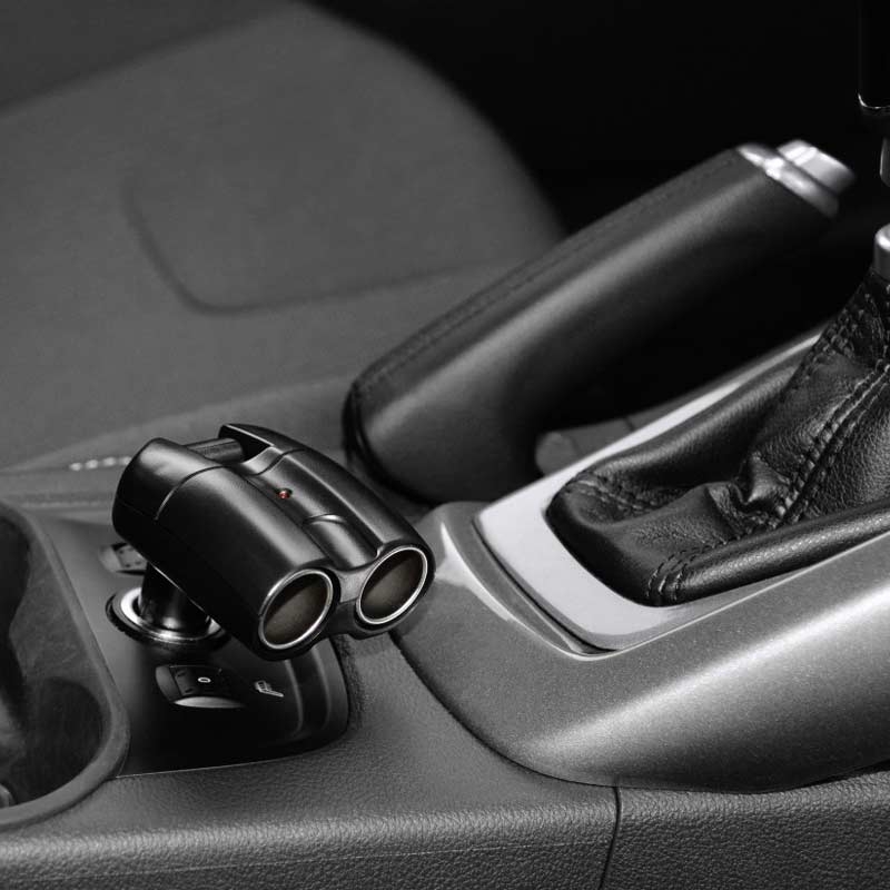 Hama 2-fach-Verteiler für Zigarettenanzünderbuchse 180°12 V