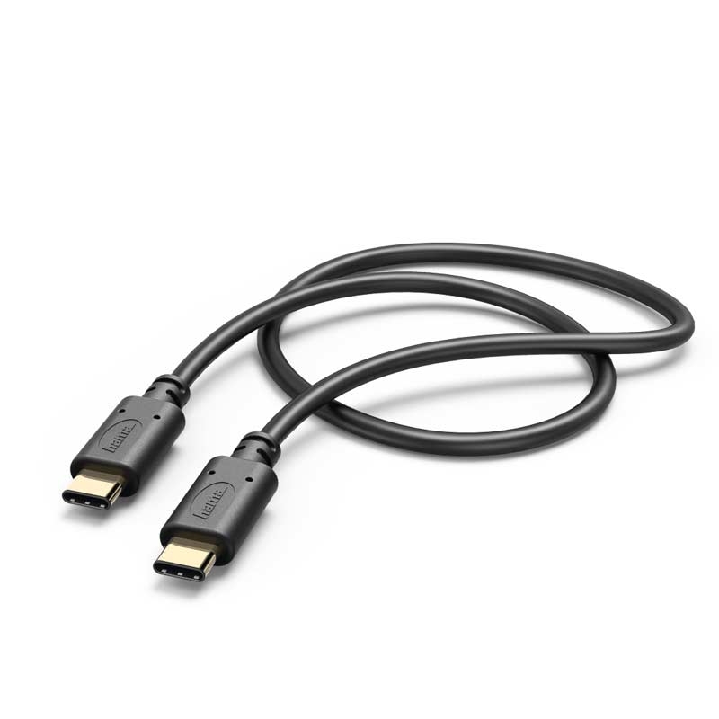 Hama Lade-/Datenkabel, USB Type-C - USB Type-C, 1,5 m, Schwarz
