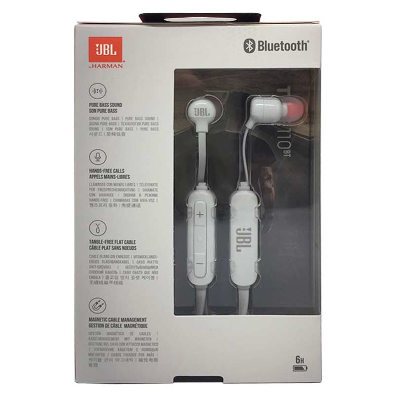 JBL Tune110BT In-Ear Bluetooth-Kopfhörer weiß (2.Wahl)