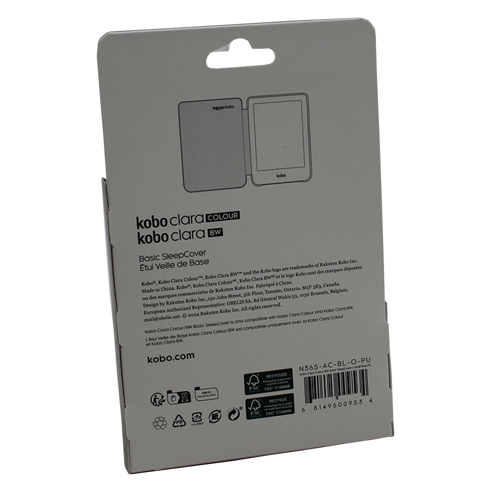 Kobo Sleepcover Clara Basic Cobalt blau