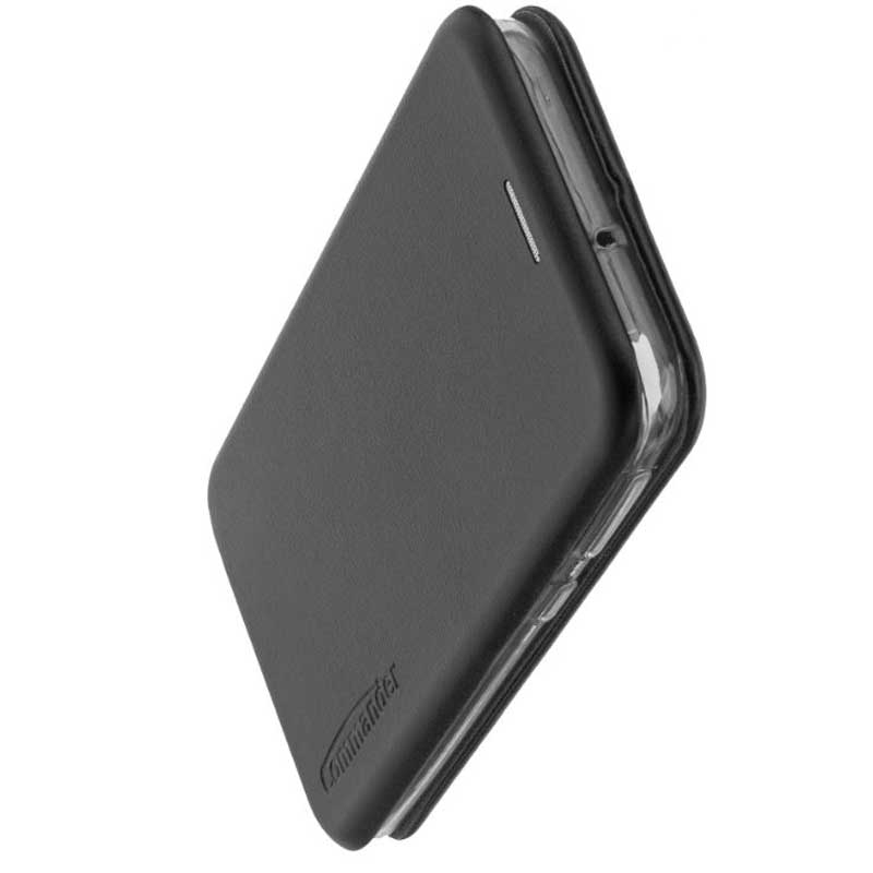 Peter Jäckel COMMANDER Book Case CURVE für Samsung A405 Galaxy A40 Black