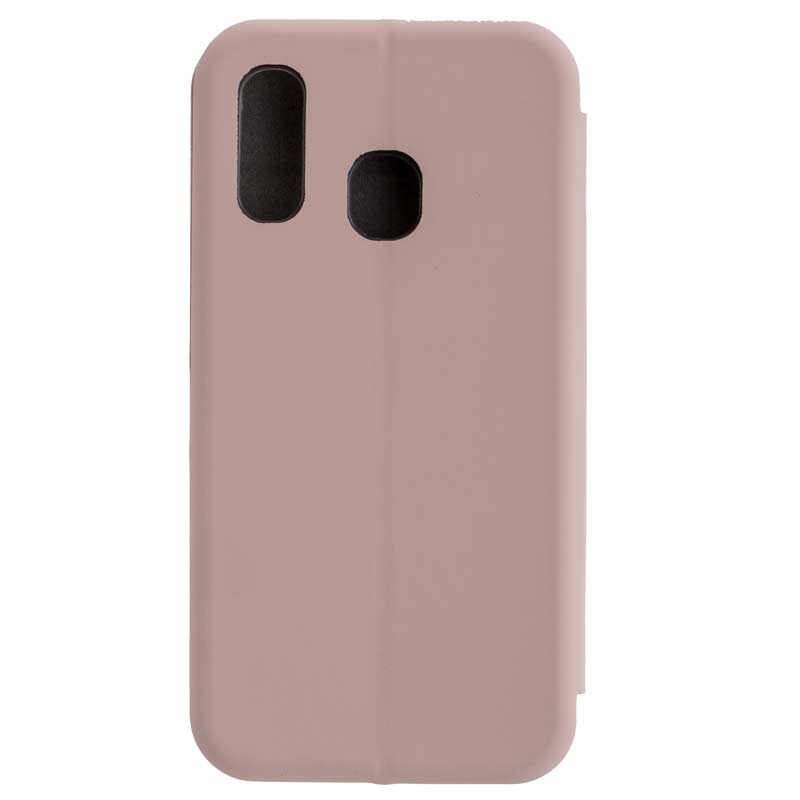 Peter Jäckel COMMANDER Book Case CURVE für Samsung A405 Galaxy A40 Soft Touch Creme Rose