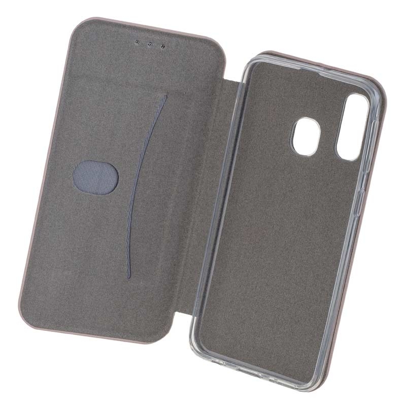 Peter Jäckel COMMANDER Book Case CURVE für Samsung A405 Galaxy A40 Soft Touch Creme Rose