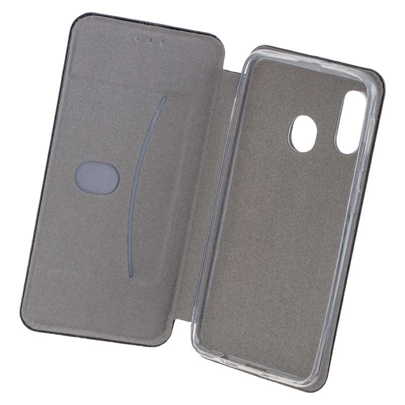 Peter Jäckel COMMANDER Book Case CURVE für Samsung A202 Galaxy A20e Black