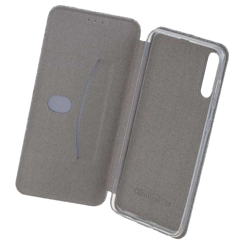 Peter Jäckel COMMANDER Book Case CURVE für Samsung A705 Galaxy A70 Suit Elegant Gray