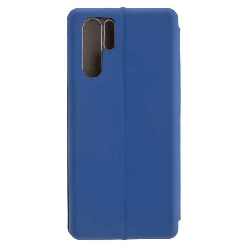 Peter Jäckel COMMANDER Book Case CURVE für Huawei P30 Pro Soft Touch Maritim Blue