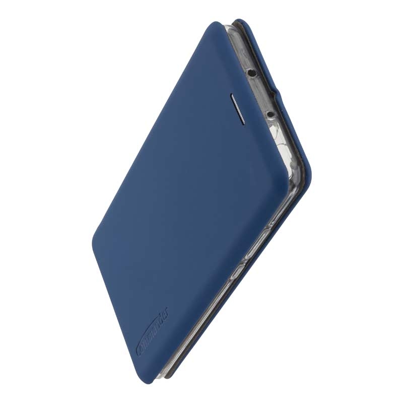 Peter Jäckel COMMANDER Book Case CURVE für Huawei P30 Pro Soft Touch Maritim Blue