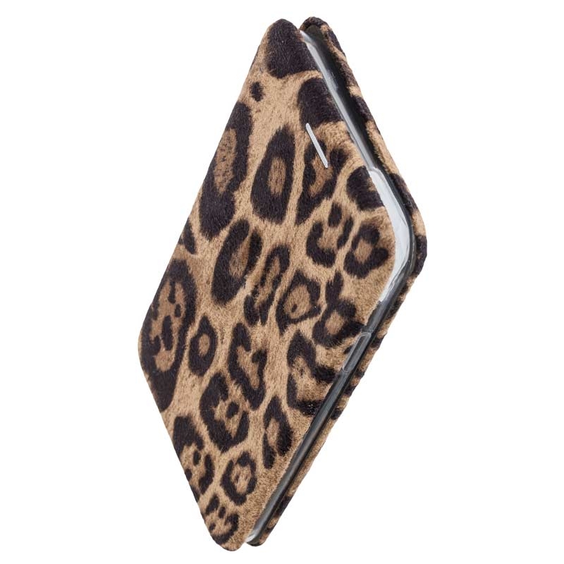 Peter Jäckel COMMANDER Book Case CURVE für Apple iPhone 11 Leopard