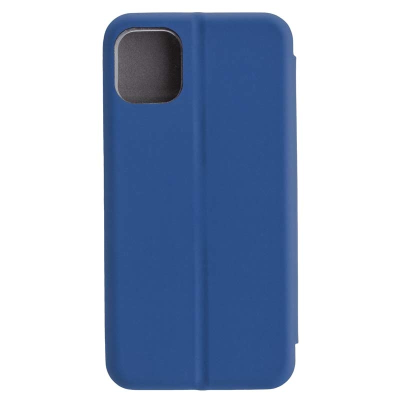 Peter Jäckel COMMANDER Book Case CURVE für Apple iPhone 11 Soft Touch Maritim Blue