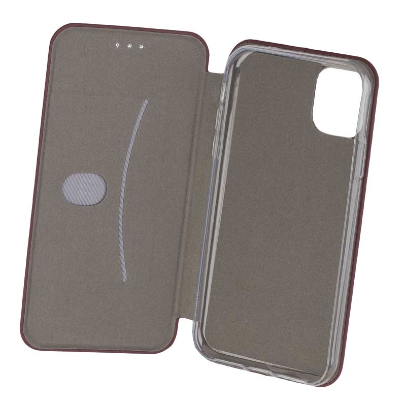 Peter Jäckel COMMANDER Book Case CURVE für Apple iPhone 11 Soft Touch Bordeaux