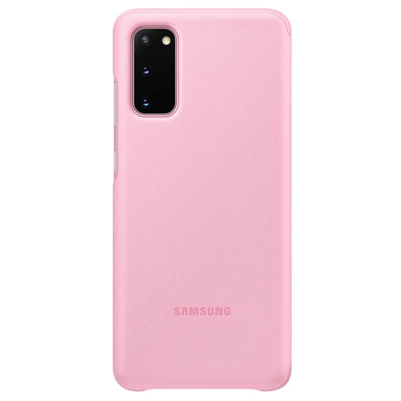 Samsung Clear View Cover Galaxy S20+ (SM-G985) pink