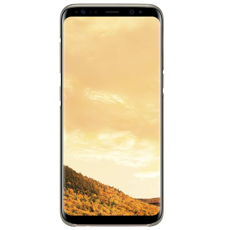 Samsung EF-QG955CFEGWW Clear Schutzhülle für Galaxy S8 Plus gold