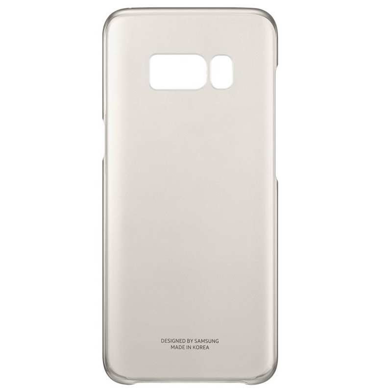 Samsung EF-QG955CFEGWW Clear Schutzhülle für Galaxy S8 Plus gold