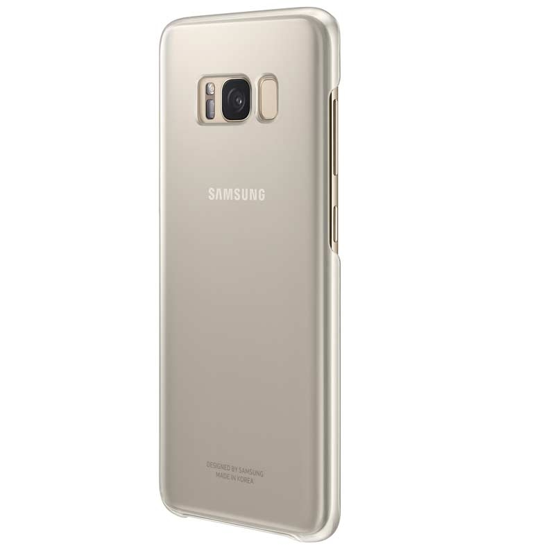 Samsung EF-QG955CFEGWW Clear Schutzhülle für Galaxy S8 Plus gold