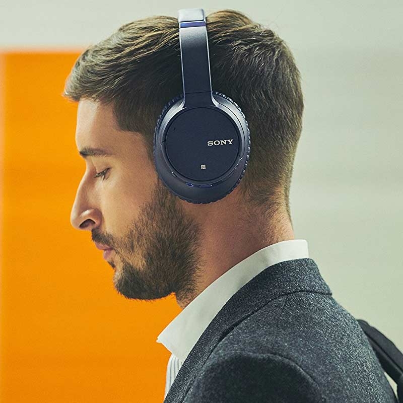 Sony WH-CH700N kabelloser Noise Cancelling Kopfhörer blau