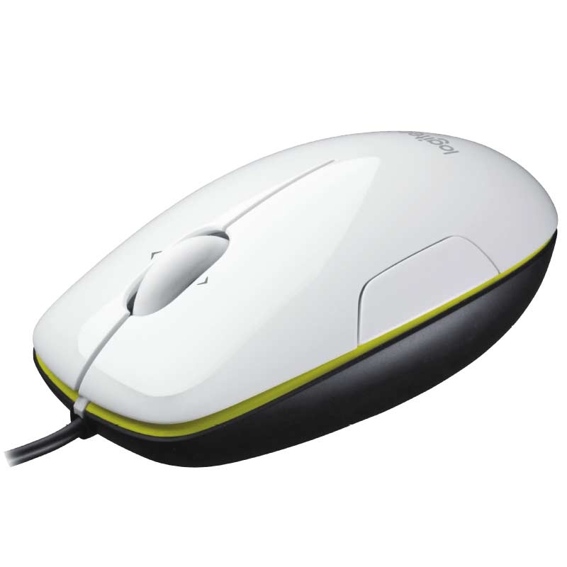 Logitech LS1 M150 Laser Maus weiß