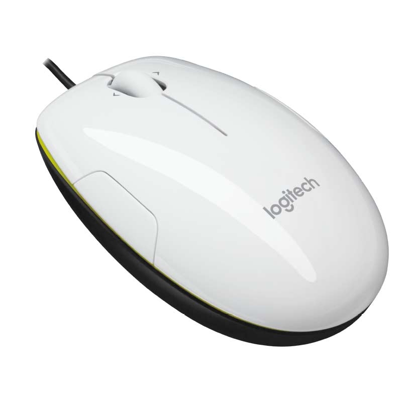 Logitech LS1 M150 Laser Maus weiß