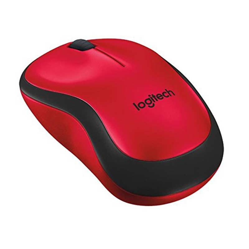 Logitech M220 Silent Wireless Maus rot