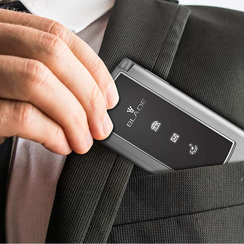 Binatone Blade Dual-SIM Klapphandy rot