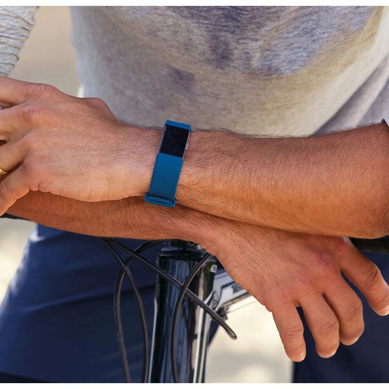 Fitbit Charge 2 Fitnessarmband Small schwarz