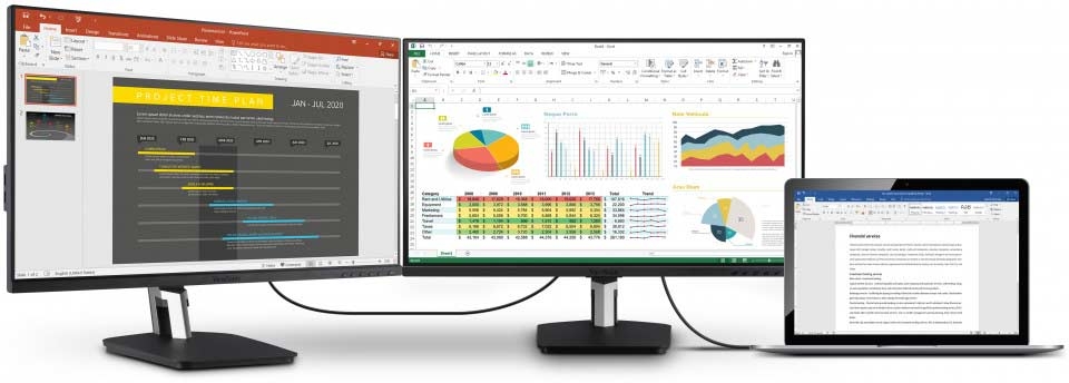 ViewSonic TD2455 59,9 cm (24 Zoll) Full-HD Touch Monitor