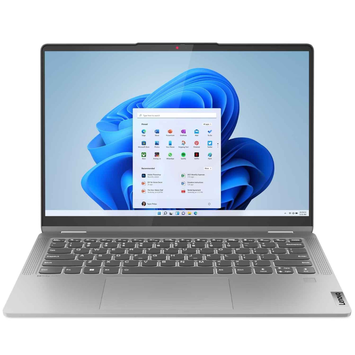 Lenovo IdeaPad Flex 5 14ABR8 35,56 cm (14 Zoll) 2 in 1 Convertible-Notebook arctic grey