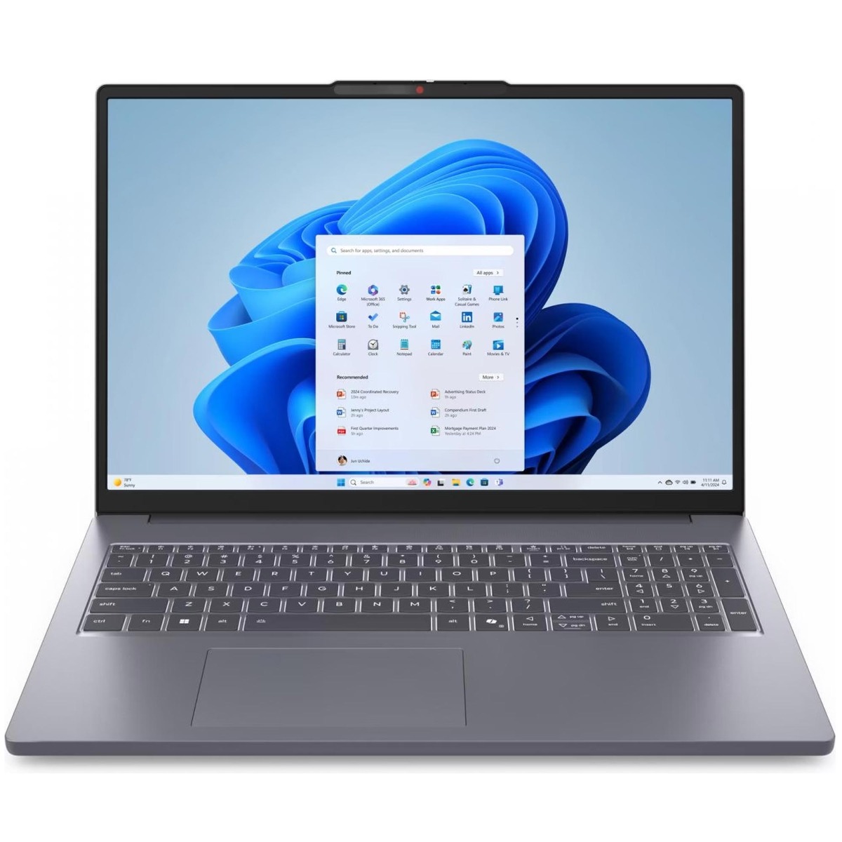 Lenovo IdeaPad Slim 3 16ARP10 83K8 Ryzen 7 170 16GB 512GB SSD 40,6 cm (16 Zoll) Notebook