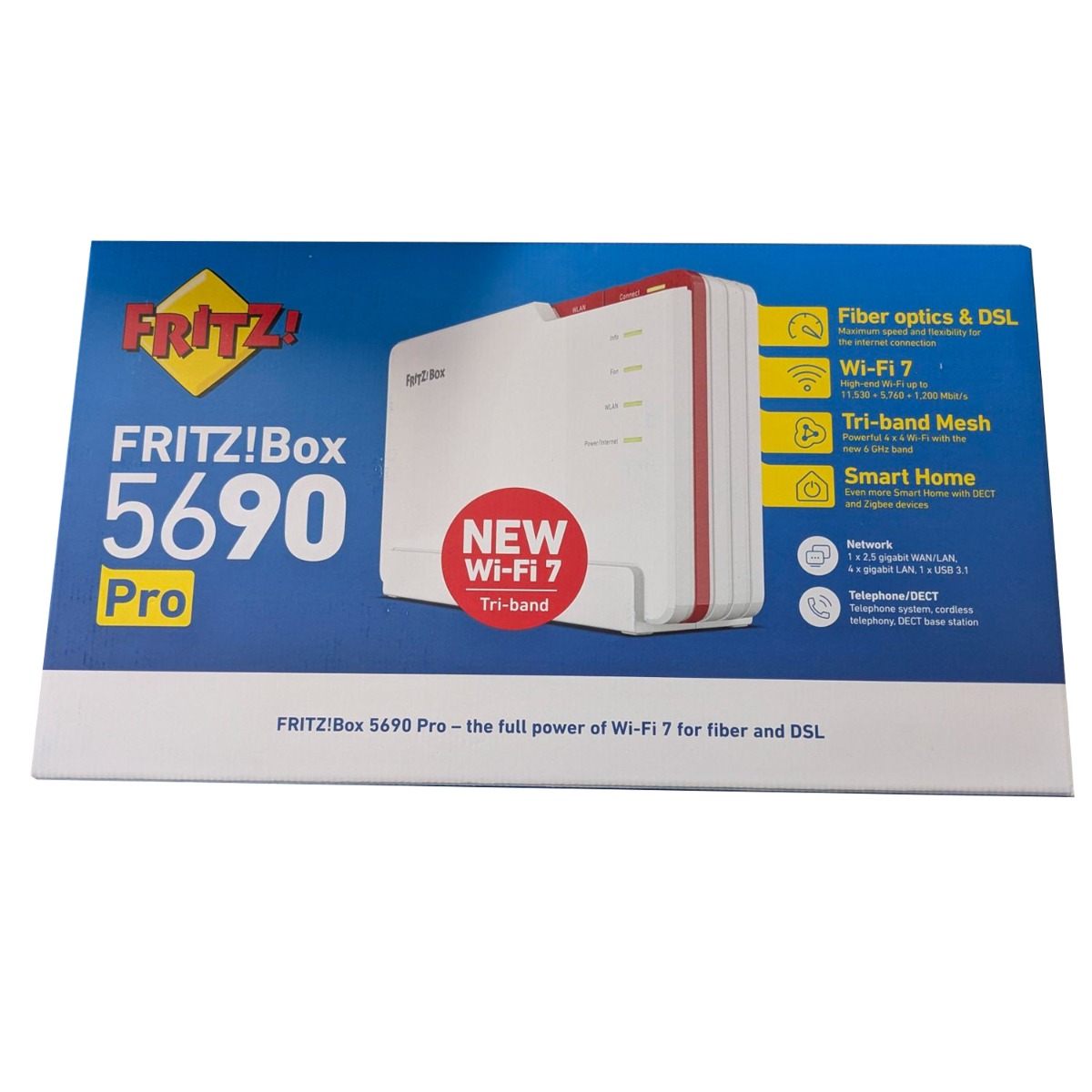AVM FRITZ!Box 5690 Pro Fiber Glasfaser-Router weiß (2.Wahl)