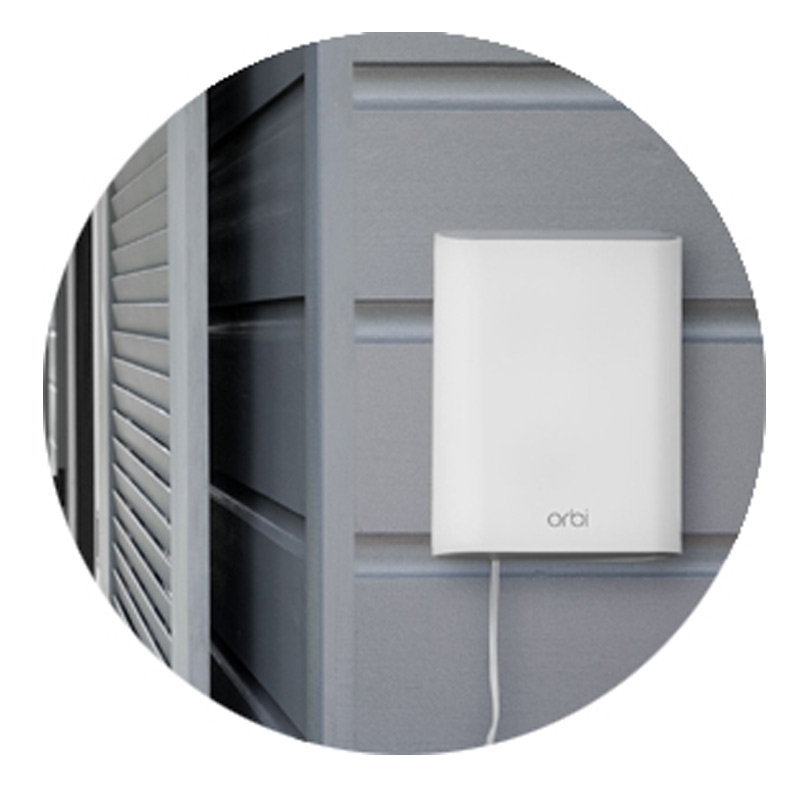 Netgear Orbi RBS50Y Outdoor WLAN Repeater AC3000 Satellit
