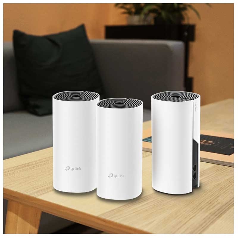 TP-Link Deco M4 Mesh WLAN Set (3er pack) AC1200 WLAN-Heimnetz-Komplettlösung