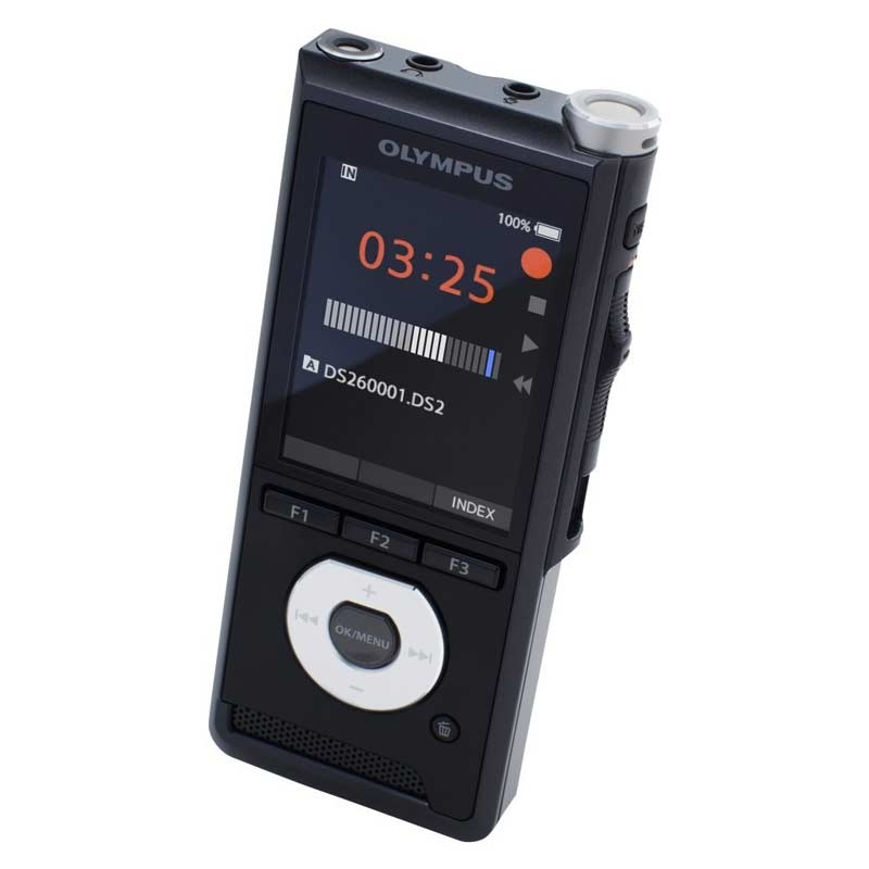 Olympus DS-2600 Diktiergerät inkl. Transkriptionskit AS-2400 mit Fußschalter