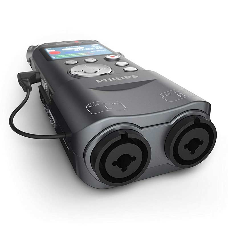 Philips DVT7500 Audiorekorder mit 3 Mikrofonen 16 GB