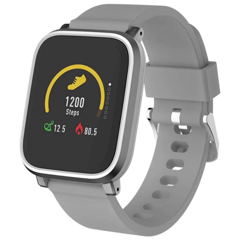Denver sw-160 Bluetooth-Smartwatch mit Herzfrequenzmesser grau