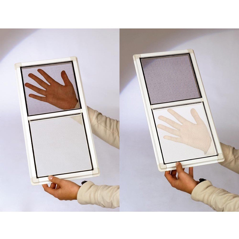easy life Insektenschutz Fliegengitter für Fenster 150 x 180 cm weiss