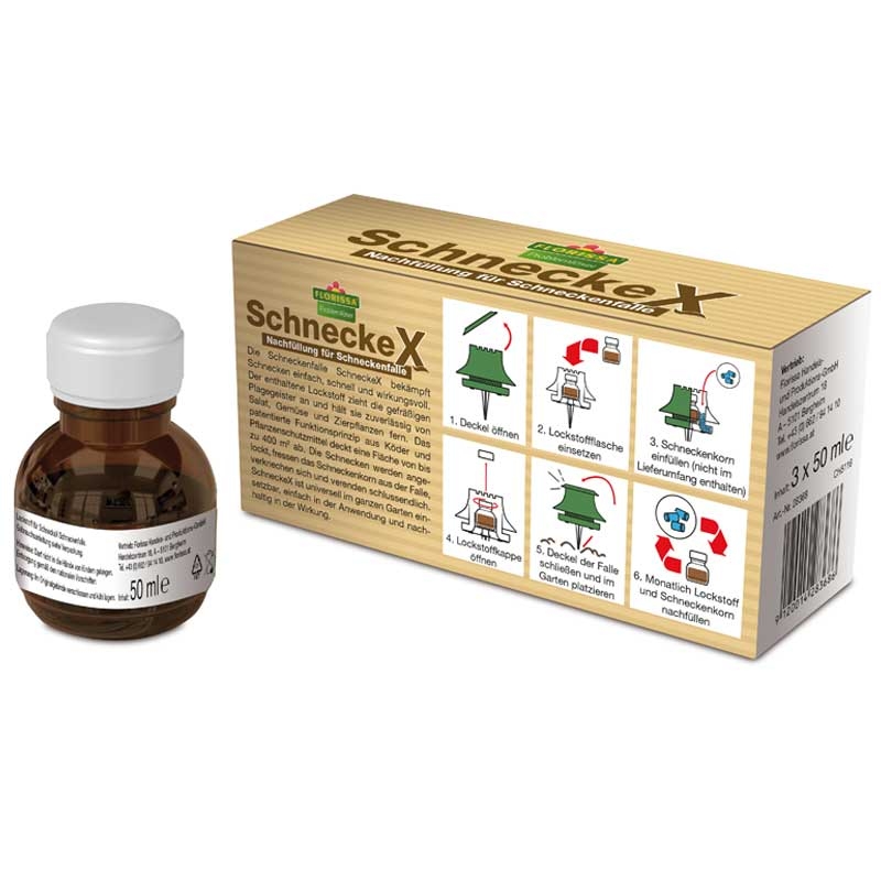 Florissa SchneckeX Lockmittel Nachfüllpackung