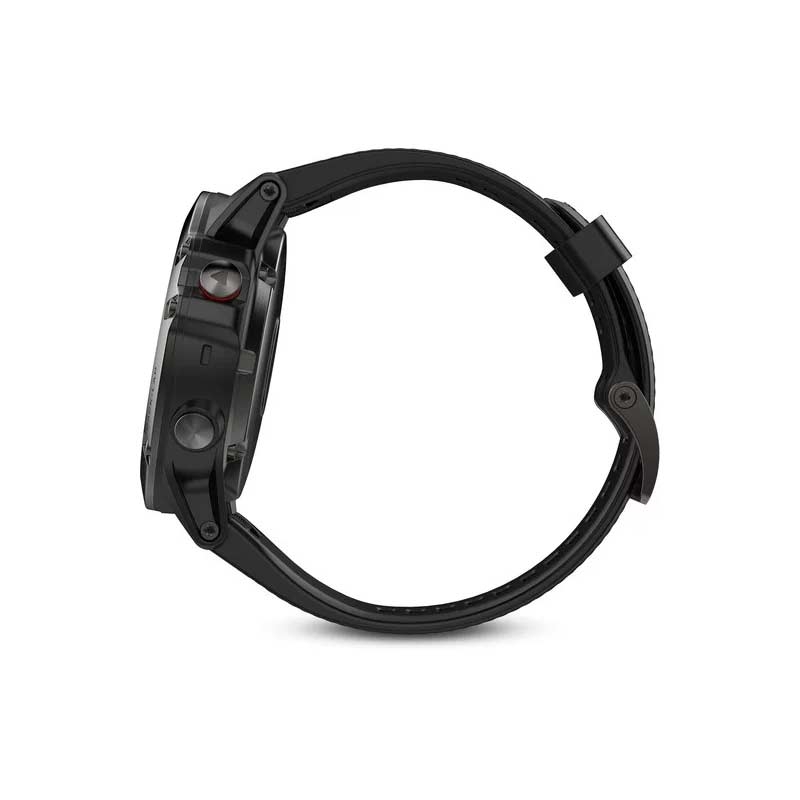 Garmin fenix 5X saphir grau mit schwarzem Armband 51mm