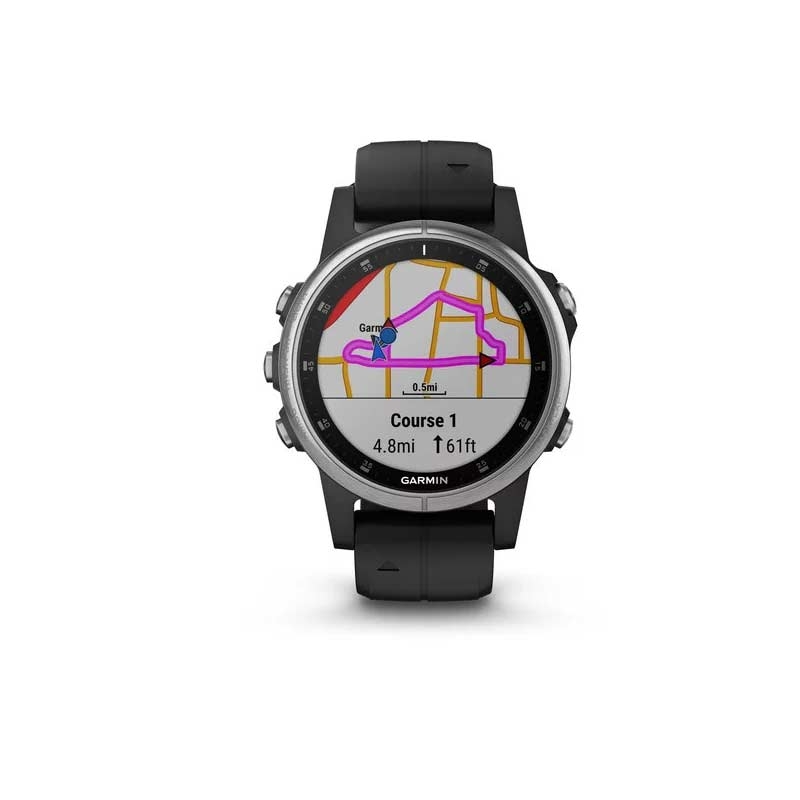 Garmin fenix 5S Plus Glass Silver/Black