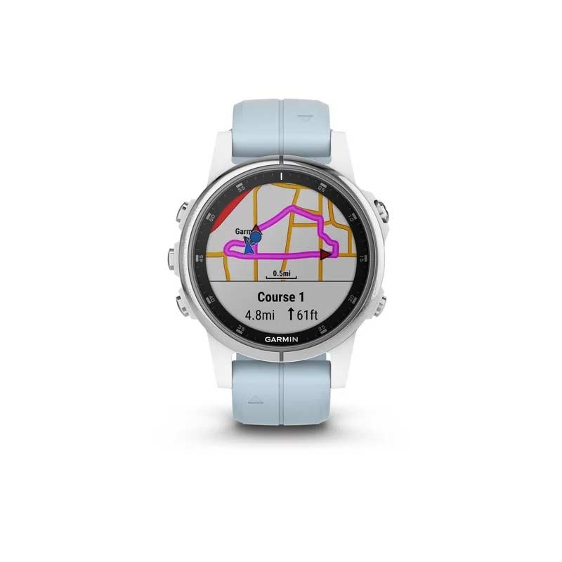 Garmin fenix 5S Plus Glass White/Seafoam