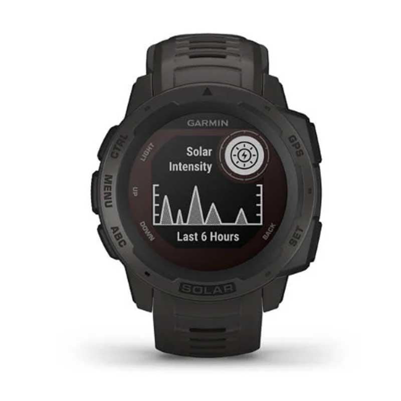 Garmin Instinct Solar Sportuhr schiefergrau