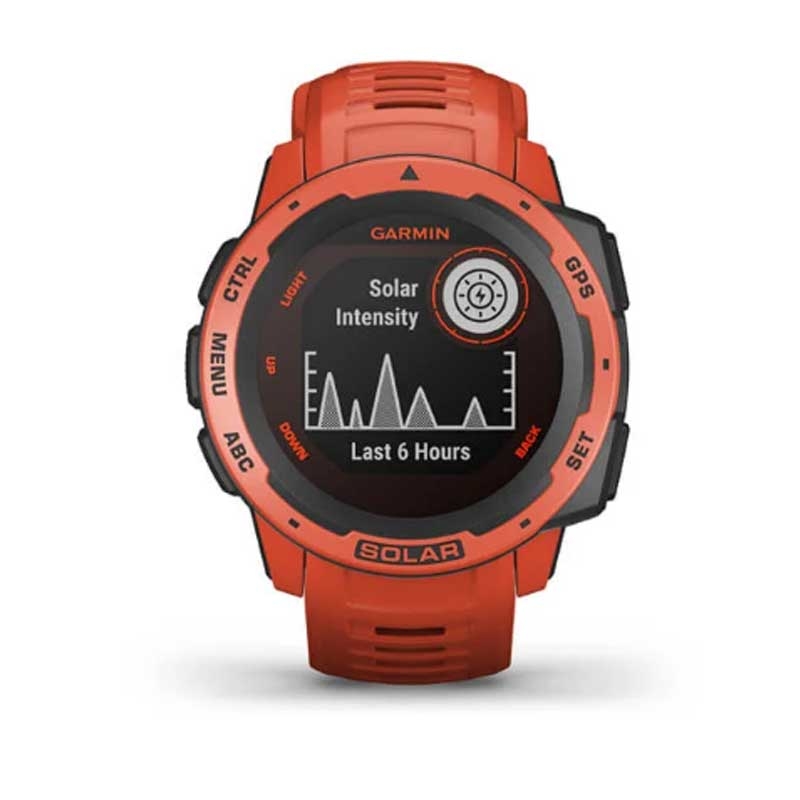 Garmin Instinct Solar Sportuhr rot