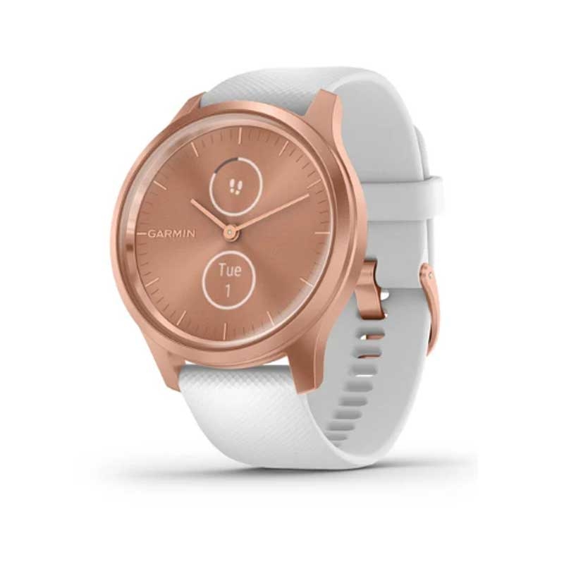 Garmin vívomove Style roségold mit weißem Armband 42mm