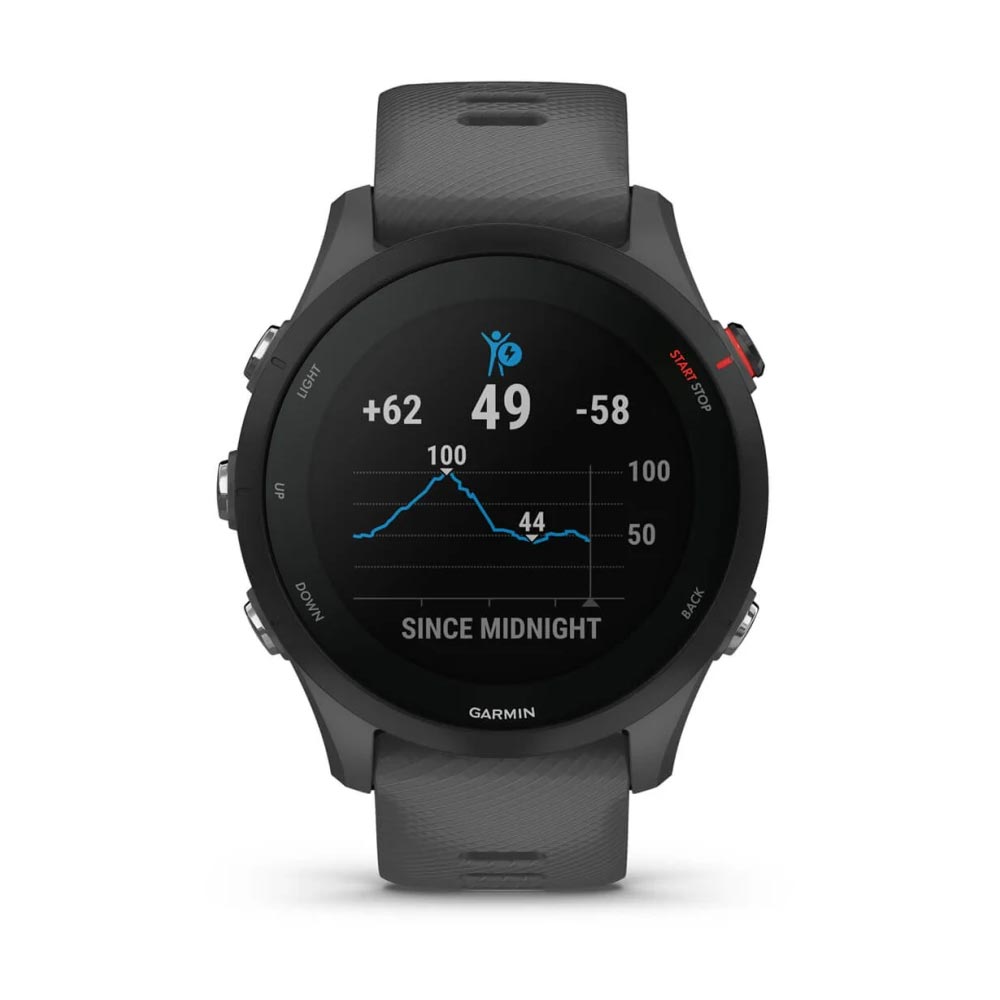 Garmin Forerunner 255 GPS Smartwatch schiefergrau