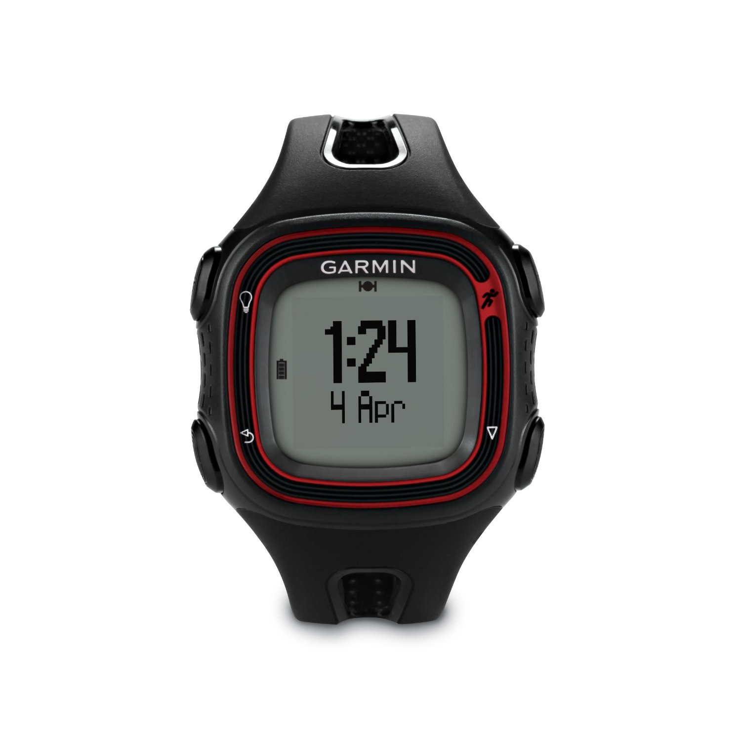 Garmin Forerunner 10 GPS Sportuhr schwarz/rot